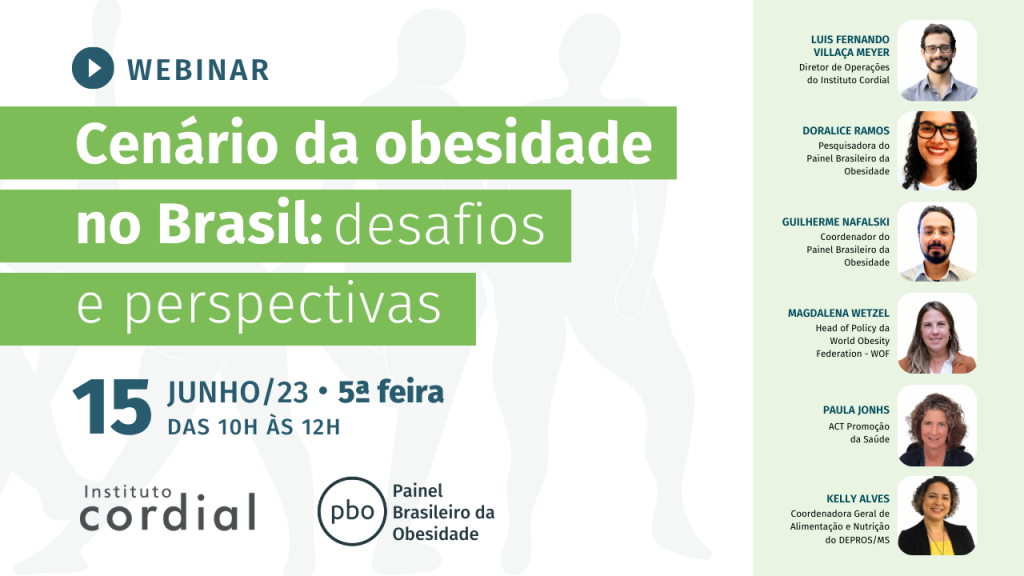 Cenário da obesidade no Brasil: desafios e perspectivas