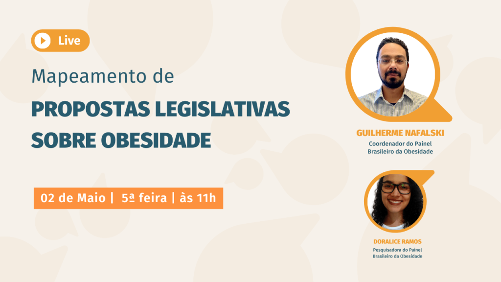 Mapeamento de propostas legislativas sobre obesidade