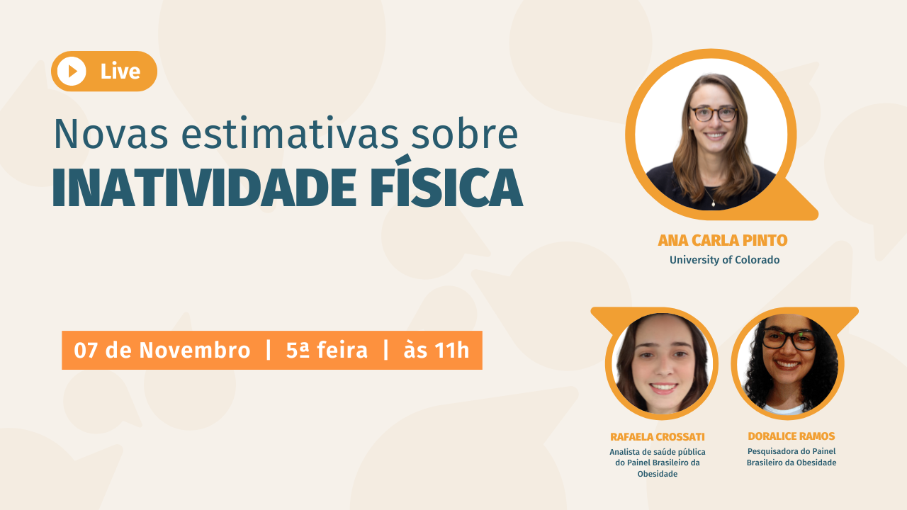 Novas estimativas sobre inatividade física