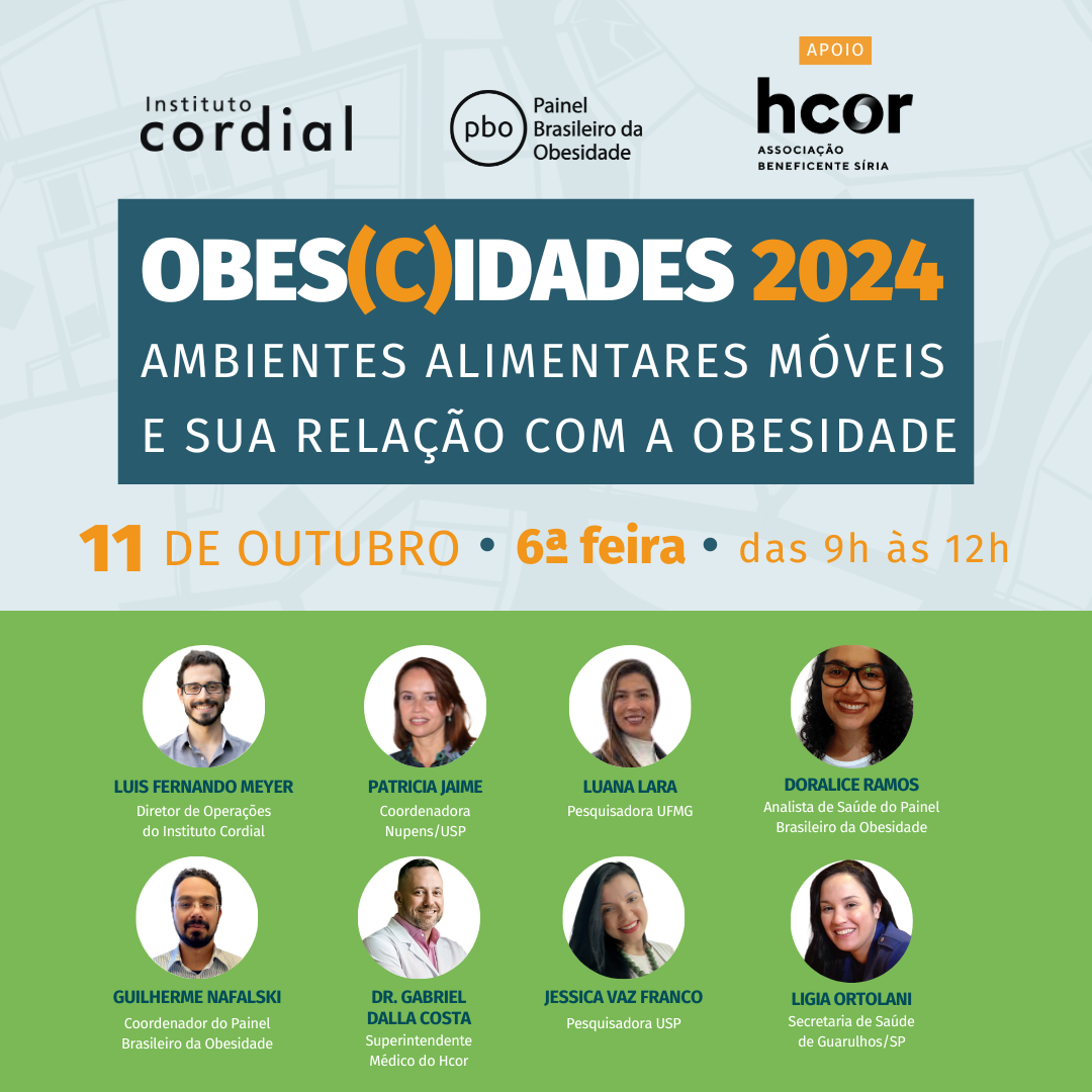 💡[Obes(C)idades 2024] Você sabe como ambientes alimentares móveis influenciam a questão da Obesidade?