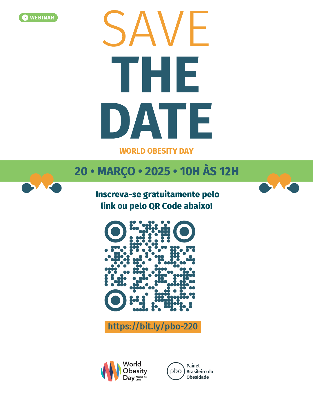 💡[SAVE THE DATE] Dia Mundial da Obesidade 2025