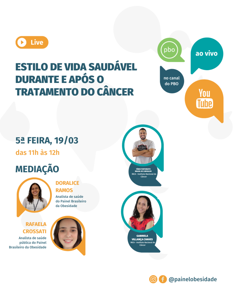 Cartilha ‘Estilo de vida saudável durante e após o tratamento do câncer: atividade física: orientações aos pacientes